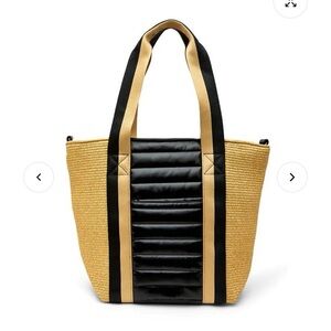 Stylish Black and Tan Women's Tote Bag